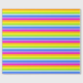 Regenbogen stripes helle farbige gemusterte geschenkpapier (Flach)