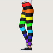 Regenbogen Stripes Leggings (Links)