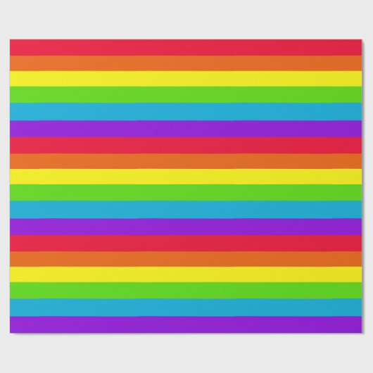 Regenbogen Stripes Packpapier (Flach)