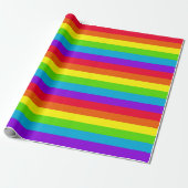 Regenbogen Stripes Packpapier (Ungerollt)