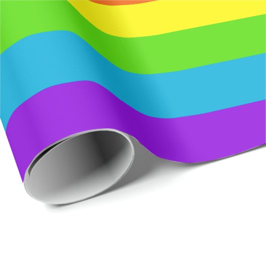Regenbogen Stripes Packpapier (Rolleneckpunkt)