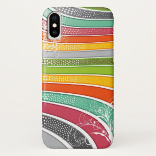 Regenbogen Stripes Spaß-Wirbels-das funkelnde Case-Mate iPhone Hülle