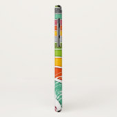 Regenbogen Stripes Spaß-Wirbels-das funkelnde Case-Mate iPhone Hülle (Hinten/Links)