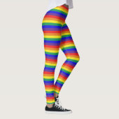 Regenbogen Stripte Leggings (Rechts)