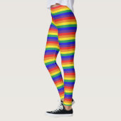 Regenbogen Stripte Leggings (Links)