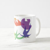 Regenbogen-Strudel-Bilder: Tasse (VorderseiteRechts)