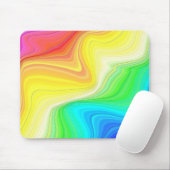 Regenbogen-Strudel Mousepad (Mit Mouse)