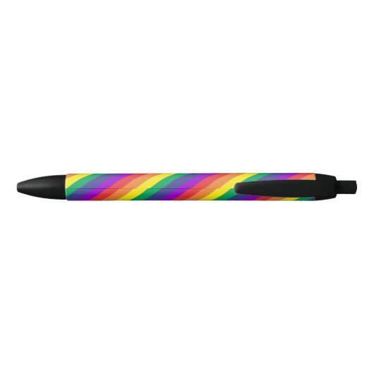 Regenbogen-Strudel-Stift Kugelschreiber (Rückseite)