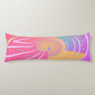 Regenbogen-Strudel-Wirbel Seitenschläferkissen