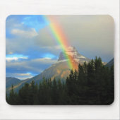 Regenbogen & Sturmfluten über den Schneewaldberg Mousepad (Vorne)