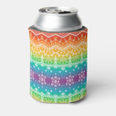 Regenbogen Südwestmuster von Megaflora Dosenkühler (Kanne Rückseite)