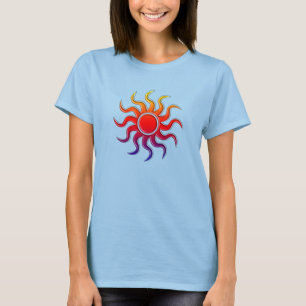 Regenbogen Sun T-Shirt