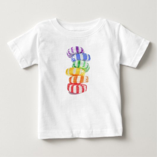 REGENBOGEN-SÜSSIGKEIT Baby T-Shirt (Vorderseite)