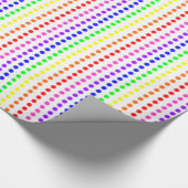 Regenbogen-Süßigkeit Geschenkpapier (Ecke)