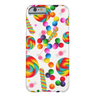 Regenbogen-Süßigkeit süße kundenspezifische Barely There iPhone 6 Hülle