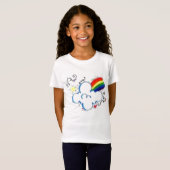 Regenbogen T-Shirt (Vorne ganz)