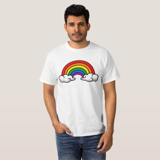 Regenbogen T-Shirt (Vorne ganz)