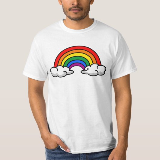 Regenbogen T-Shirt (Vorderseite)
