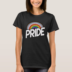 Regenbogen-T-Shirt Progress Pride T-Shirt