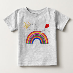 Regenbogen-Tag Baby T-shirt