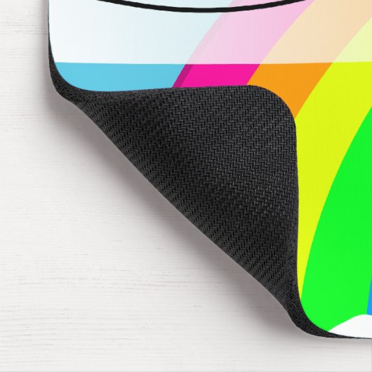 Regenbogen-Tagtraum Mousepad (Ecke)