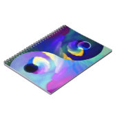 Regenbogen Taijitu Yin Yang Notizblock (Linke Seite)