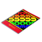 Regenbogen-Tanz Notizblock (Linke Seite)