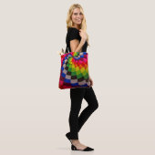 Regenbogen Tasche (Am Model)