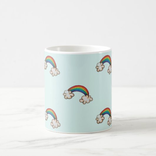 Regenbogen-Tasse Kaffeetasse (Mittel)