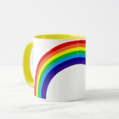 Regenbogen-Tasse Tasse (Vorderseite Links)