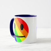 Regenbogen-Tasse Tasse (Vorderseite Links)