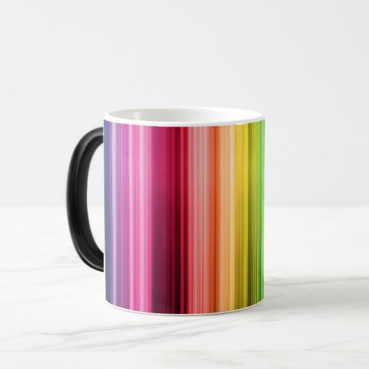 Regenbogen-Tasse Verwandlungstasse (Vorderseite Links)