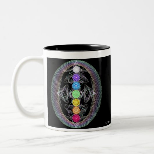 Regenbogen-Tasse Zweifarbige Tasse (Links)