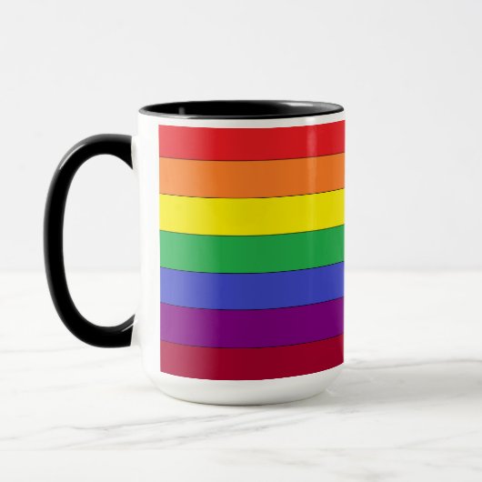 Regenbogen-Tassen-Kaffeetasse Tasse (Links)