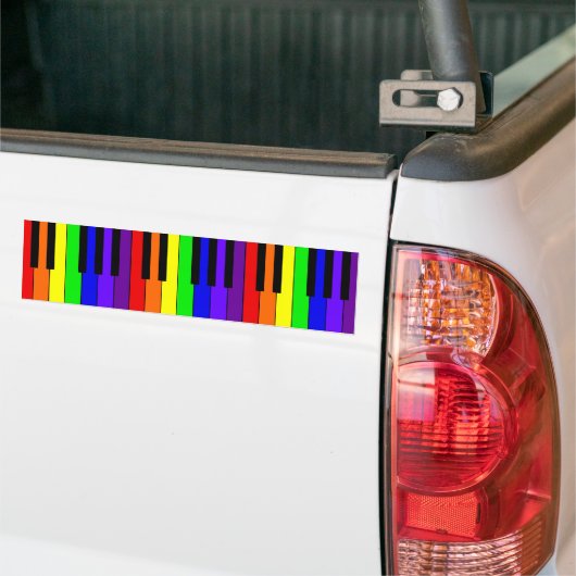 Regenbogen-Tastatur Autoaufkleber (Auf Lkw)