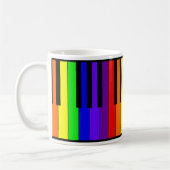Regenbogen-Tastatur Kaffeetasse (Links)