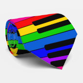 Regenbogen-Tastatur-Krawatte Krawatte (Gerollt)