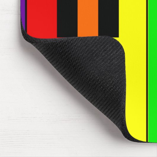 Regenbogen-Tastatur Mousepad (Ecke)