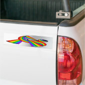Regenbogen # Tätowierung 2 Autoaufkleber (Auf Lkw)