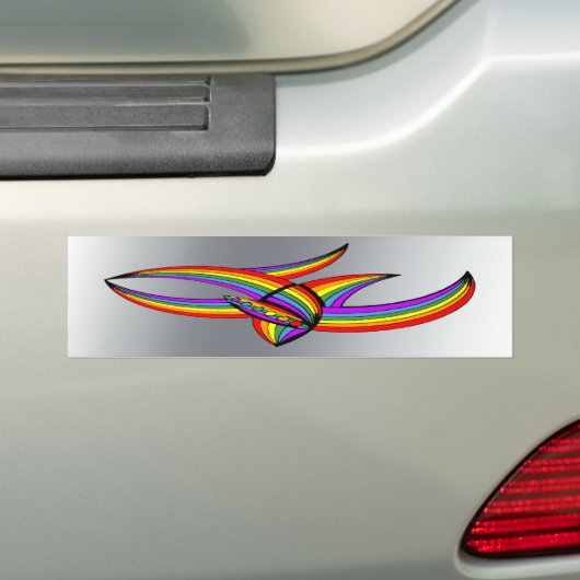 Regenbogen # Tätowierung 4 Autoaufkleber (Auf Auto)