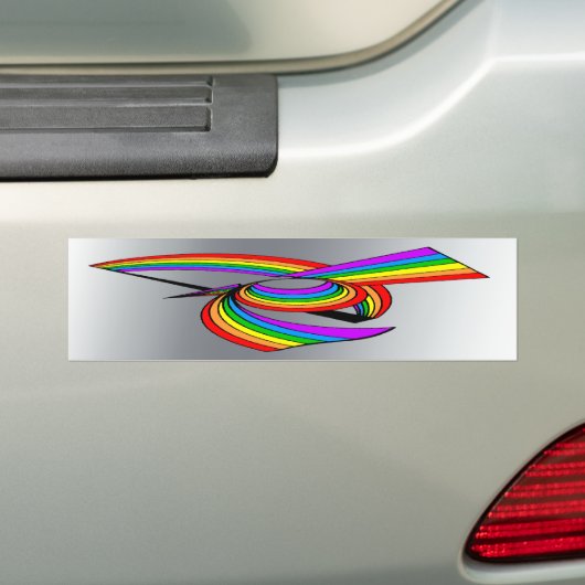 Regenbogen # Tätowierung 5 Autoaufkleber (Auf Auto)