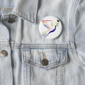 Regenbogen-Taube Button (Beispiel)