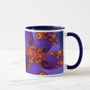 Regenbogen-Tentakel-Tasse Tasse