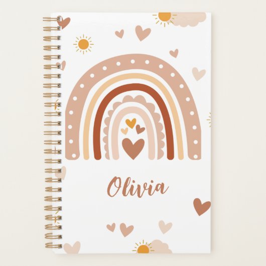 Regenbogen-Terminkalender Planer (Vorderseite)