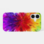 Regenbogen-Tie-Dye-Abstrakt-Handyhülle iPhone 16 Hülle (Rückseite (Horizontal))