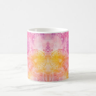 Regenbogen-Tie-Dye-Kunst Kaffeetasse