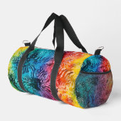 Regenbogen-Tie-Dye-Muster Duffle Bag (Rechte Ecke)