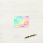 Regenbogen-Tie-Dye Post-it Klebezettel (Auf Schreibtisch)