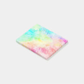 Regenbogen-Tie-Dye Post-it Klebezettel (angewinkelt)