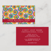 Regenbogen-Tie-Dye-Psychedelic-Geschäftskarten Visitenkarte (Vorne/Hinten)